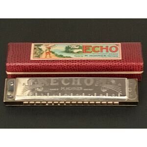 M Hohner Echo Harmonica